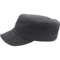 Plain cotton military hat